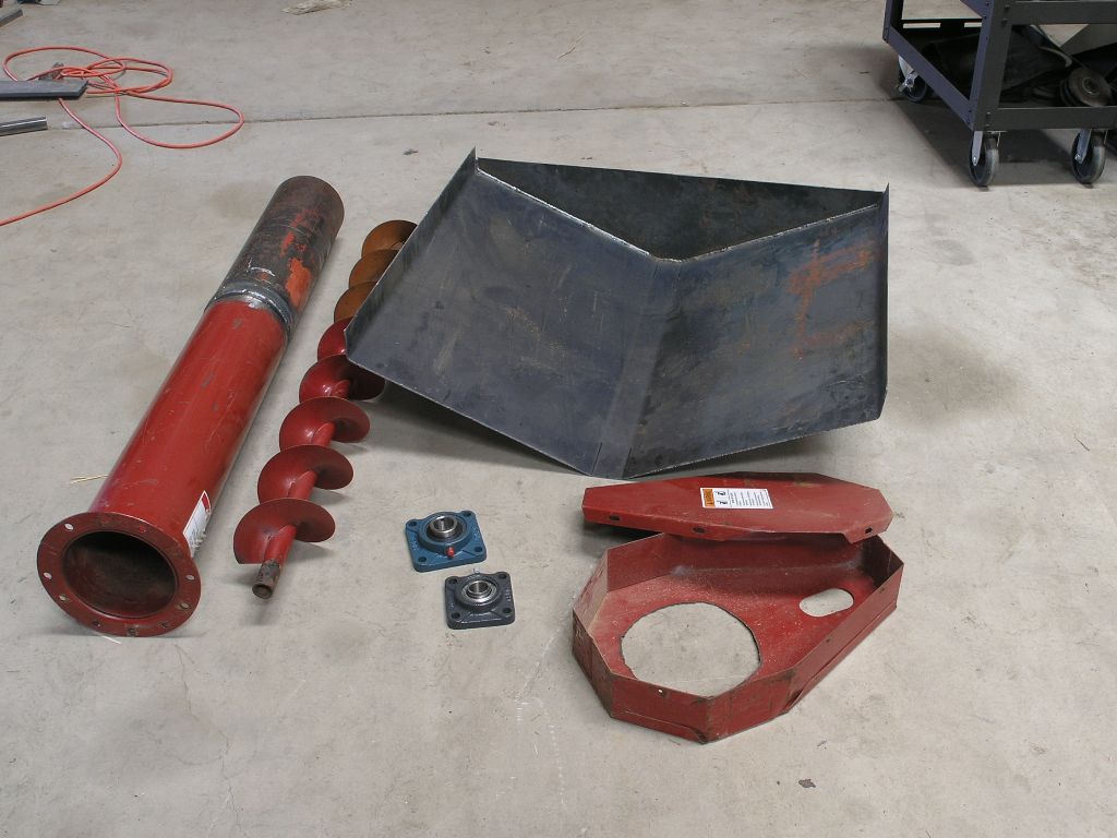 Pieces for transfer auger